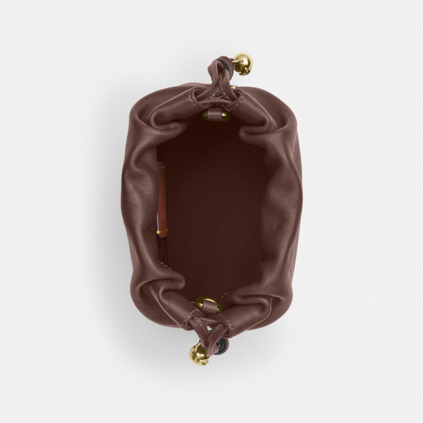 Faye Mini Drawstring Bag - Gold/Maple - view 4