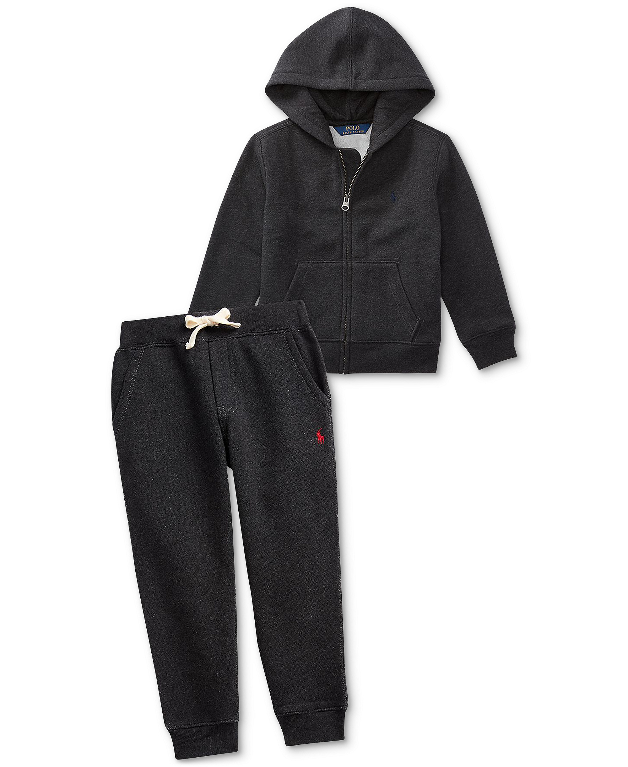 Polo Ralph Lauren Boys' 2T-7 Cotton Fleece Joggers - Avery Heather