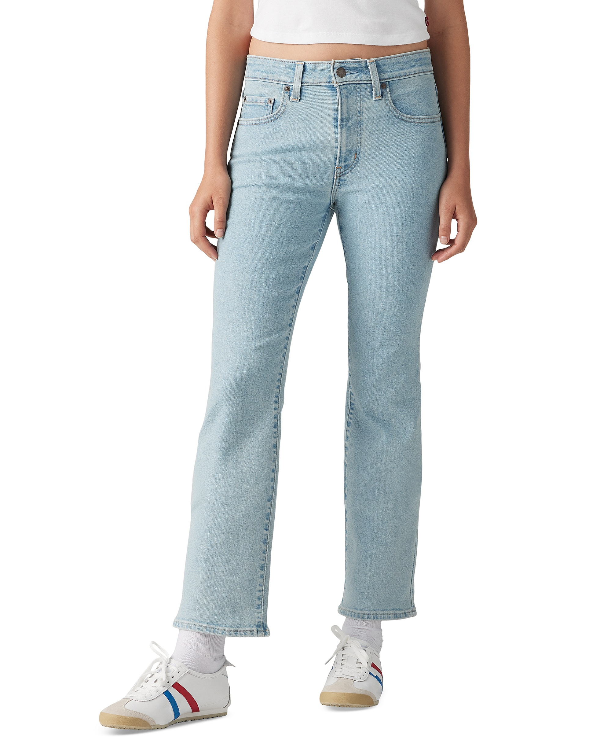 Levi's Women's 725 High-Rise Kick Boot Jeans - Struck By Lightning Clean