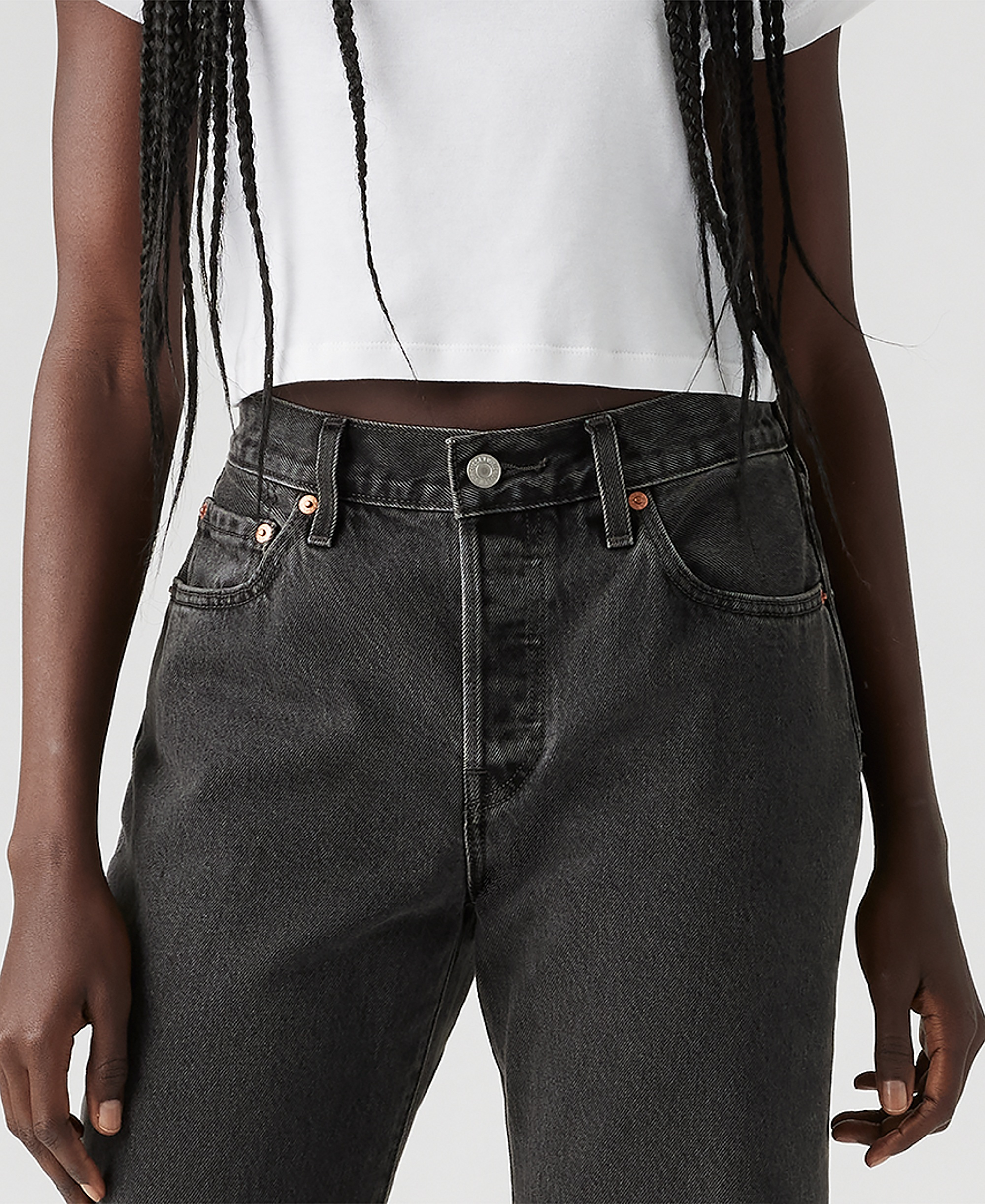 Levi's Premium Women's 501 90's Ankle Mid-Rise Straight-Fit Jeans - Smooth Operator