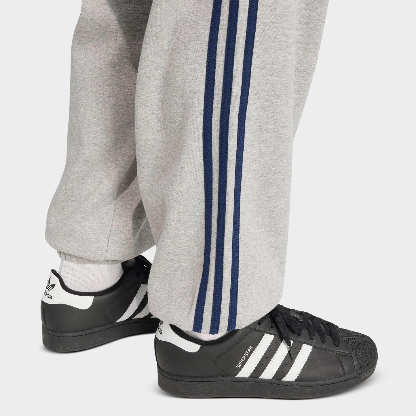Men's adidas Originals Adicolor 3-Stripes Cuffed Sweatpants - Medium Grey Heather
