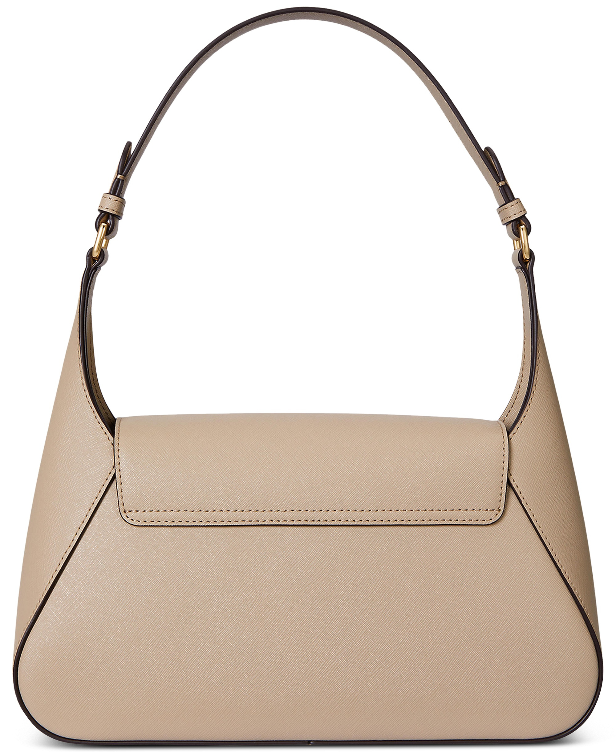 Lauren Ralph Lauren Schylar Small Slim Shoulder Bag - Birch Tan