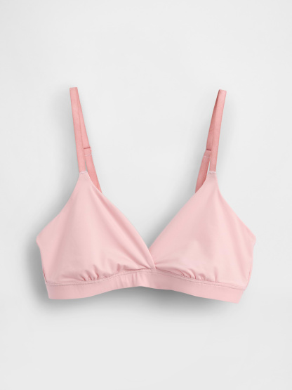 SecondSkin Crossover Bralette - Pure pink