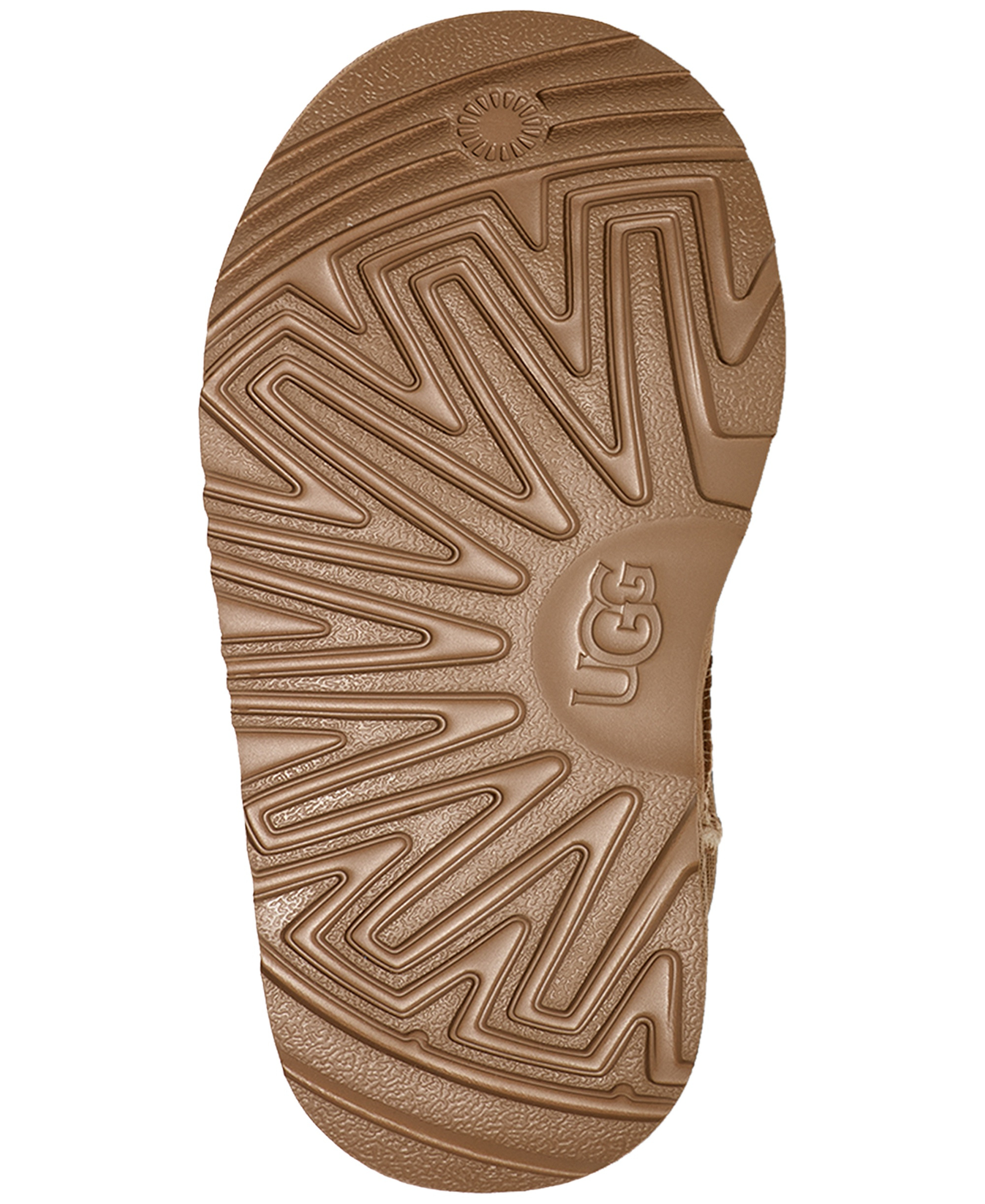 UGG® Toddler Kids Classic Mini II Round Toe Booties - Sand