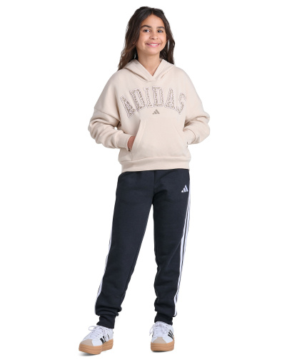 adidas Girls' 8-16 Long-Sleeve Hooded Sweatshirt - Crystal Linen
