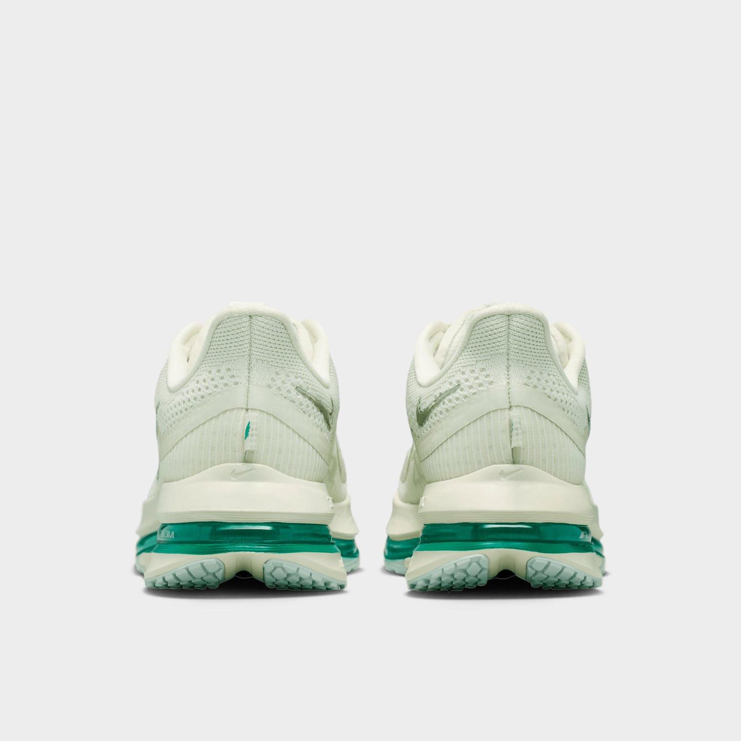 Women's Nithtke Pegasus Premium Running Shoes - Part 1 - Sea Glass/Malachite/Light Silver/Metallic Silver - Back view