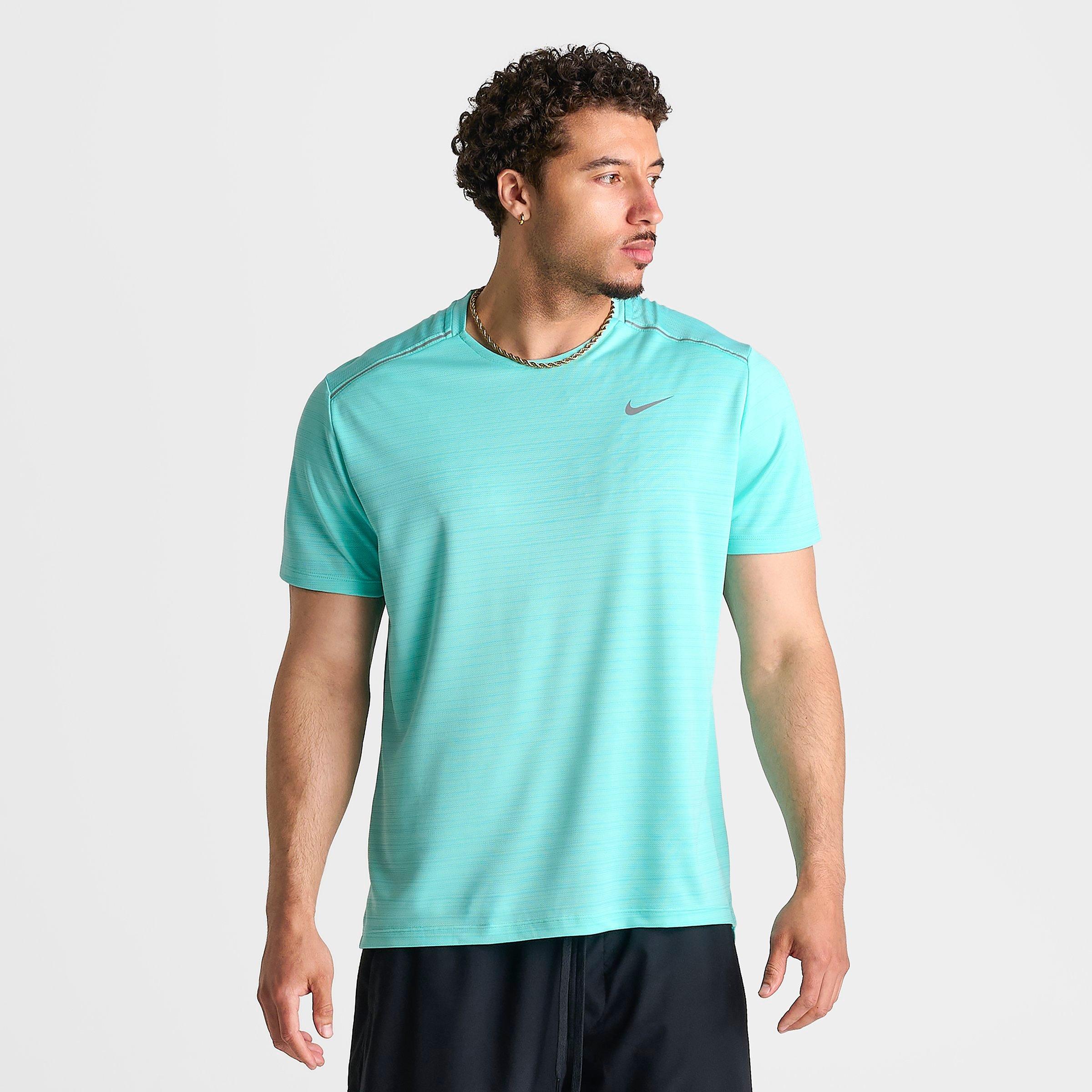 Men's Nithtke Miler Dri-FIT Running T-Shirt - Hyper Turquoise