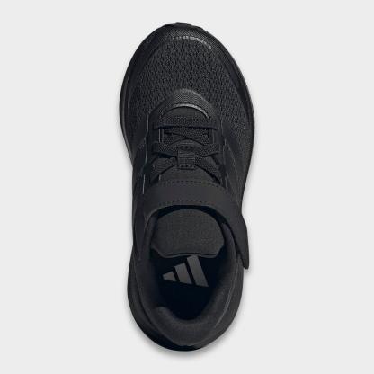 Little Kids' adidas Runfalcon 6 Hook-And-Loop Stretch Lace Casual Shoes - Core Black - Top view