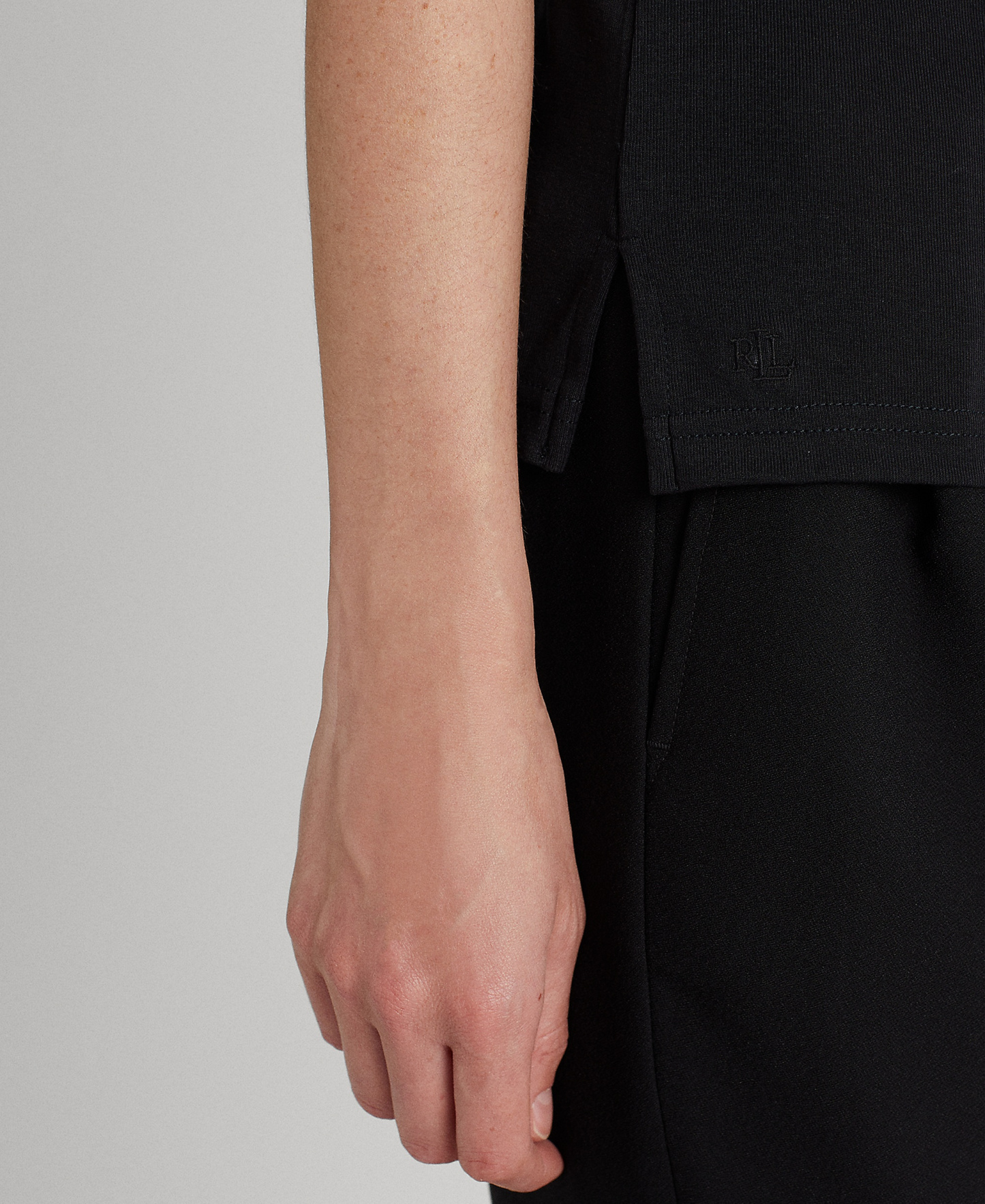 Lauren Ralph Lauren Stretch Boatneck Top - Polo Black
