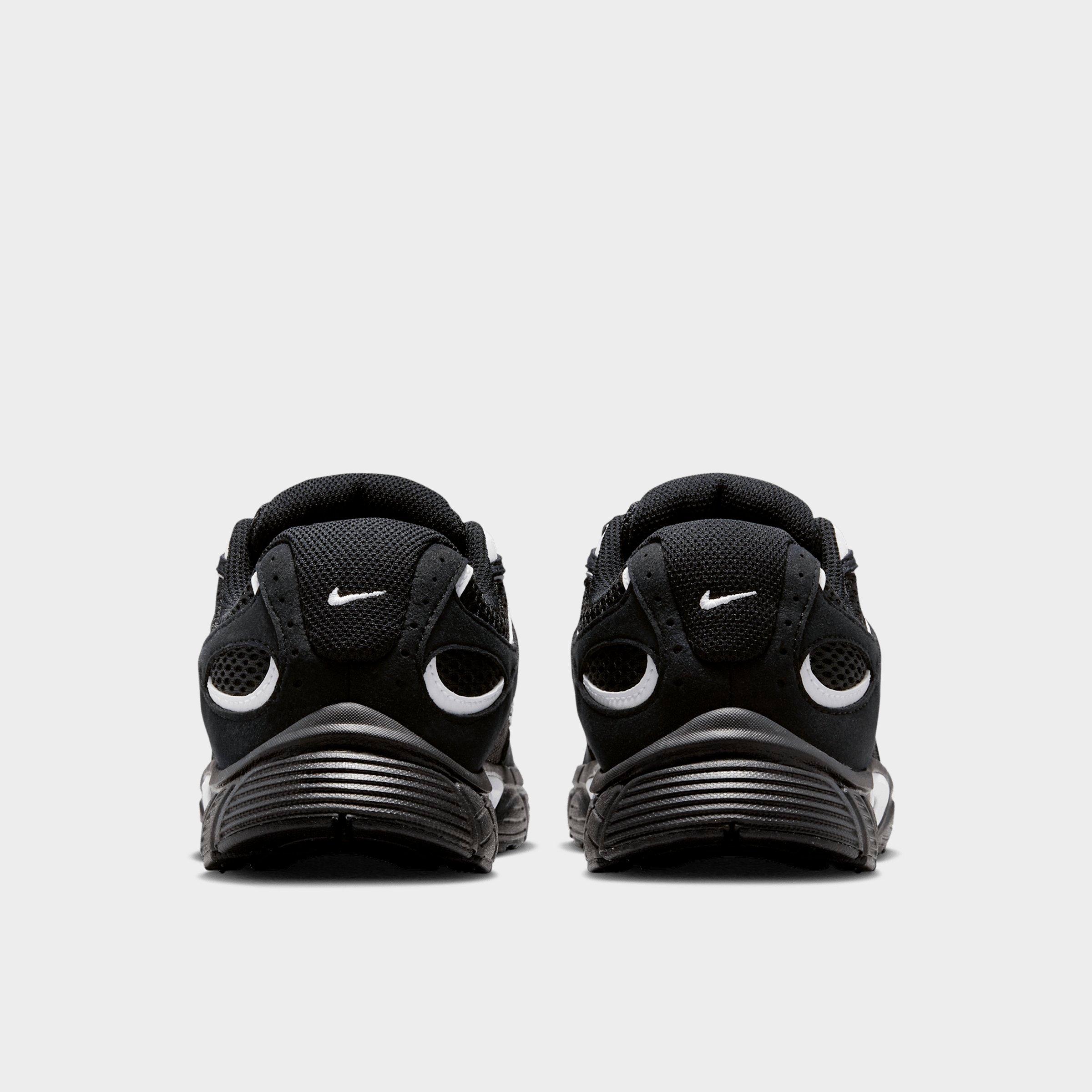 Big Kids' Nithtke V5 RNR Suede Casual Shoes - Black/White/Black - Back view
