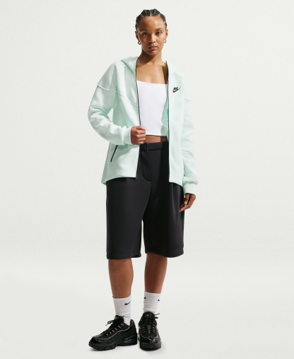 Nike Women's Sportswear Tech Fleece Windrunner Full-Zip Hoodie - Barely Green
