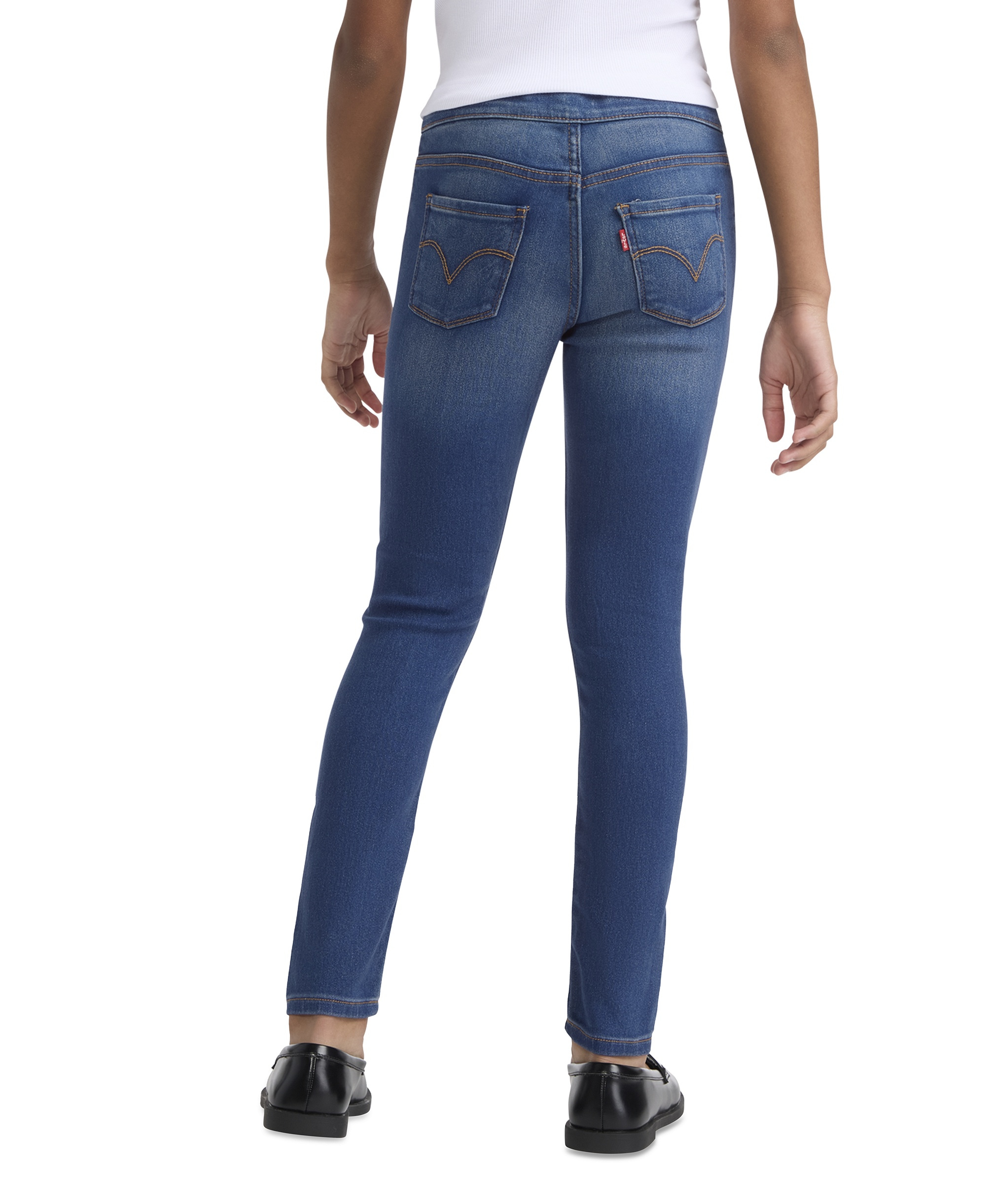 Levi's Girls' 7-16 Pull On Jegging - Medium Blue
