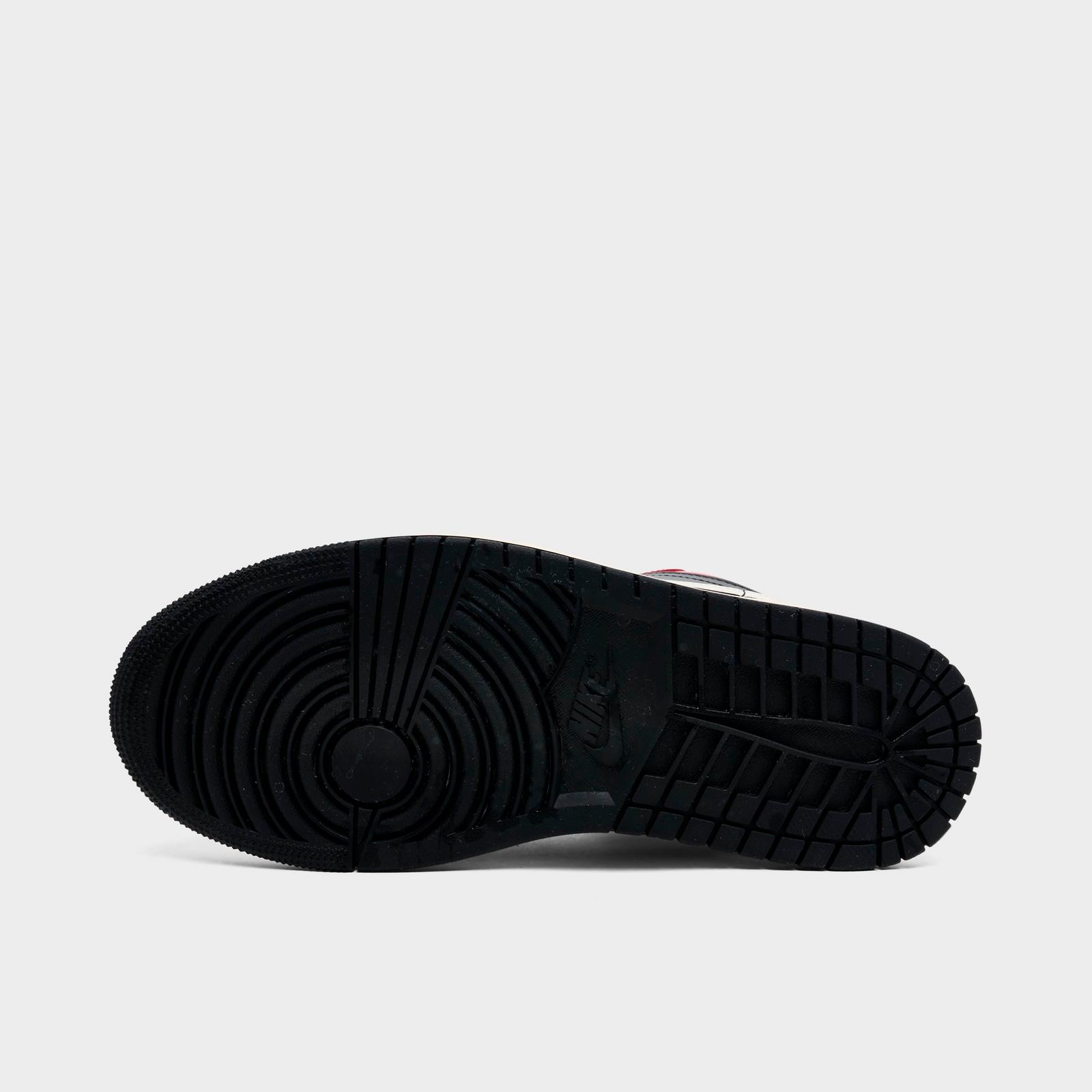 Women's Air Jordan Retro 1 Low Casual Shoes - Mystic Hibiscus/Black/Coconut Milk - view 6