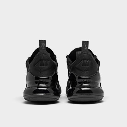 Women's Nithtke Air Max 270 Casual Shoes - Part 1 - Black/Black/Black - Back view