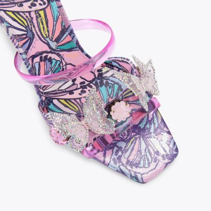 Kurt Geiger London Butterfly Mule Sandal - Purple - view 5