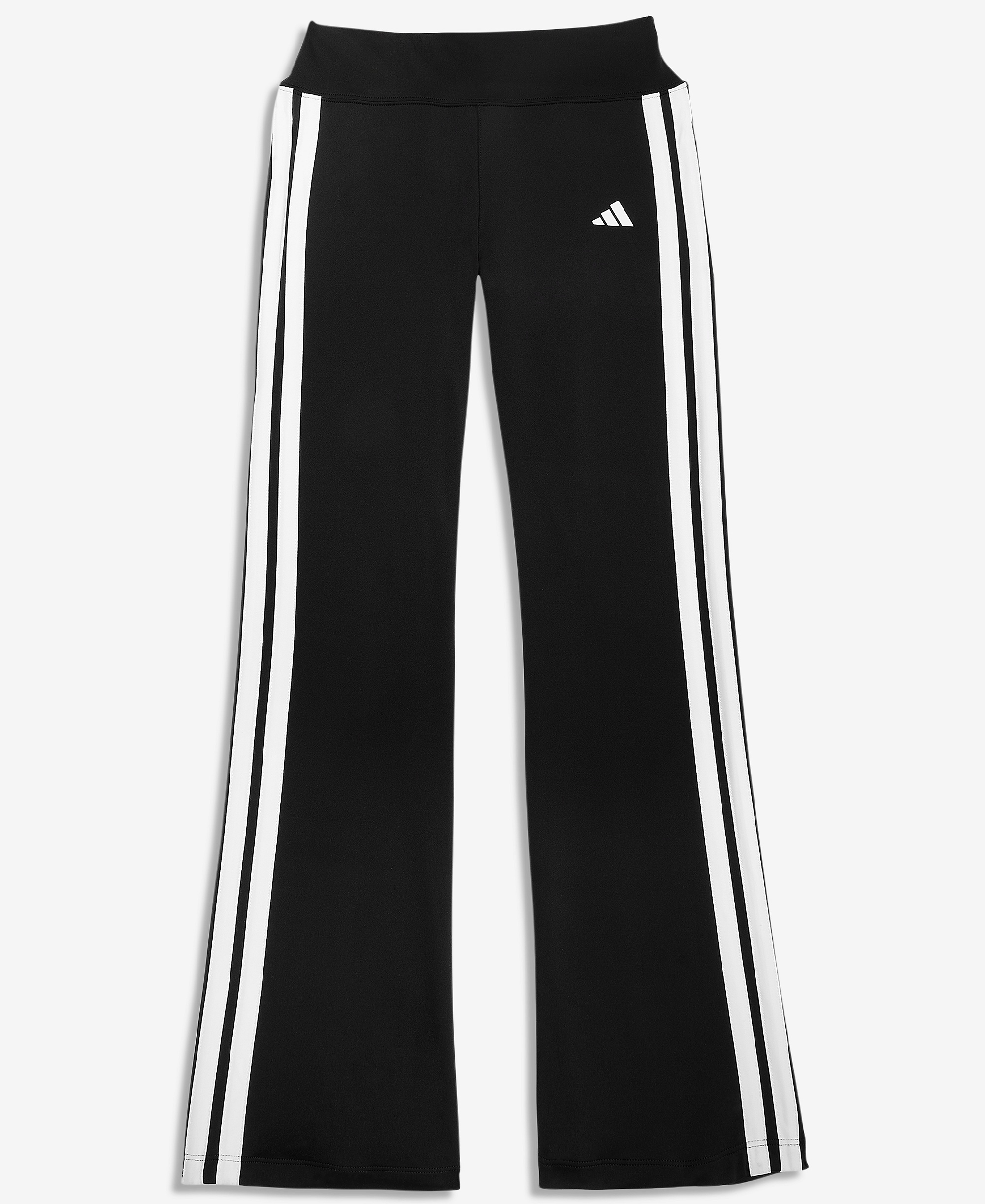 adidas Girls' 7-16 Detached Waistband Flare-Leg Pants - Black