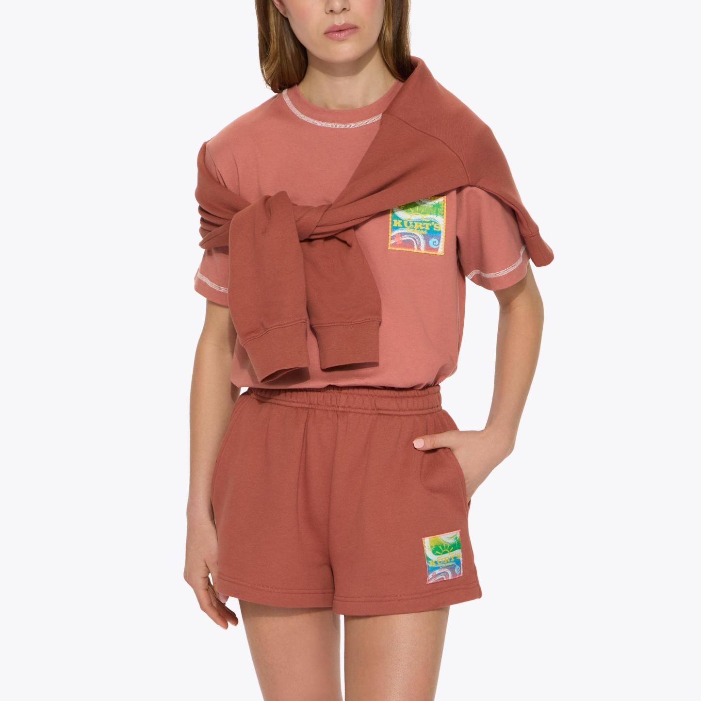 Kurt Geiger London Kurt's Cabana T-shirt - Brown - view 4