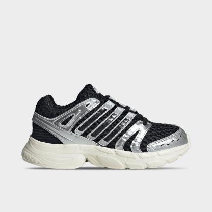Little Kids' adidas Adistar Control 5 Elastic Lace Casual Shoes - Core Black/Silver Metallic/Grey One - view 1
