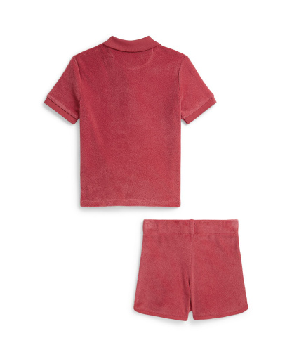 Polo Ralph Lauren Boys' 2-7 Short-Sleeve Terry Polo Shirt & Shorts, 2-Piece Set - Nantucket Red