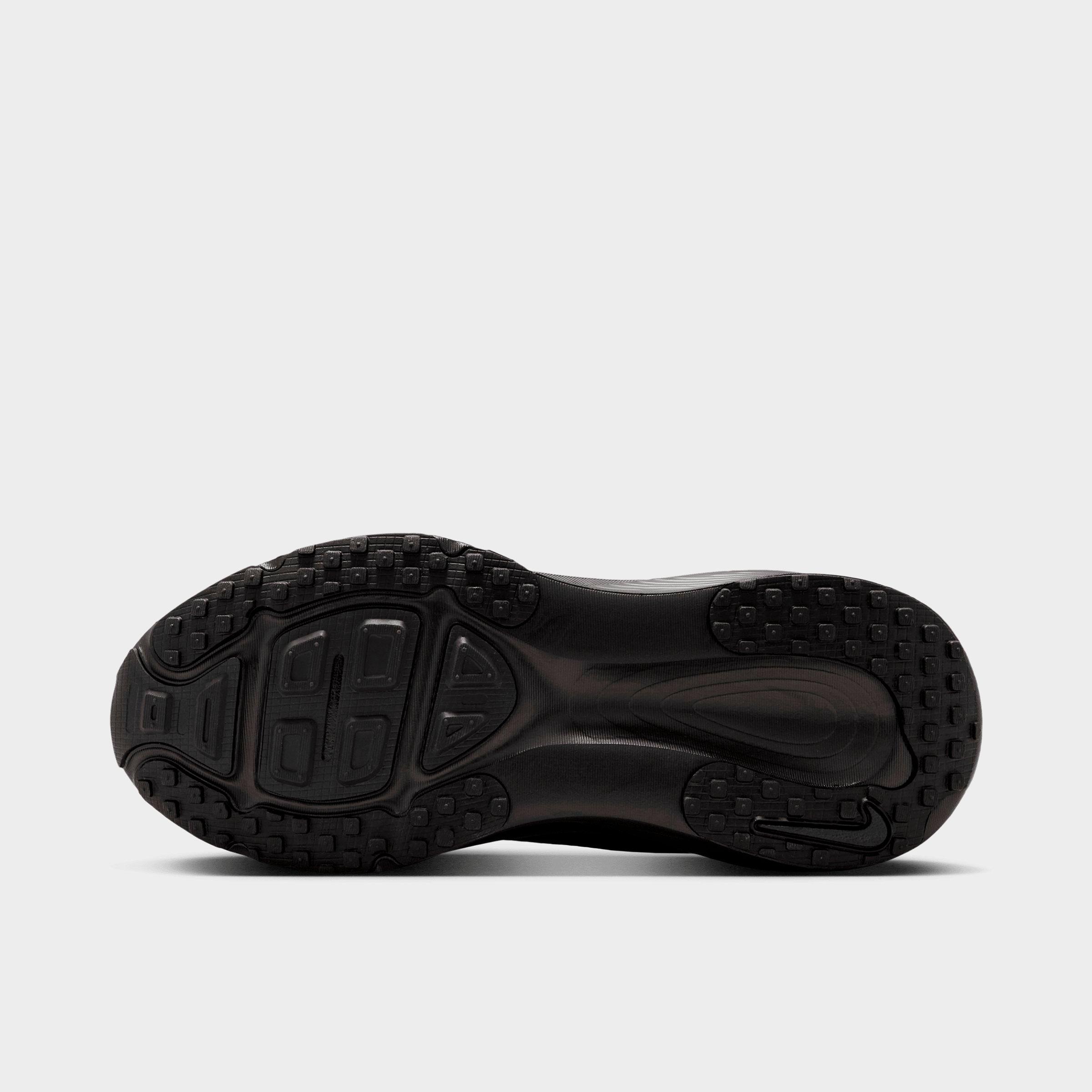 Big Kids' Nithtke Vomero 18 Running Shoes - Part 2 - Black/Dark Smoke Grey/Light Smoke Grey - Bottom view