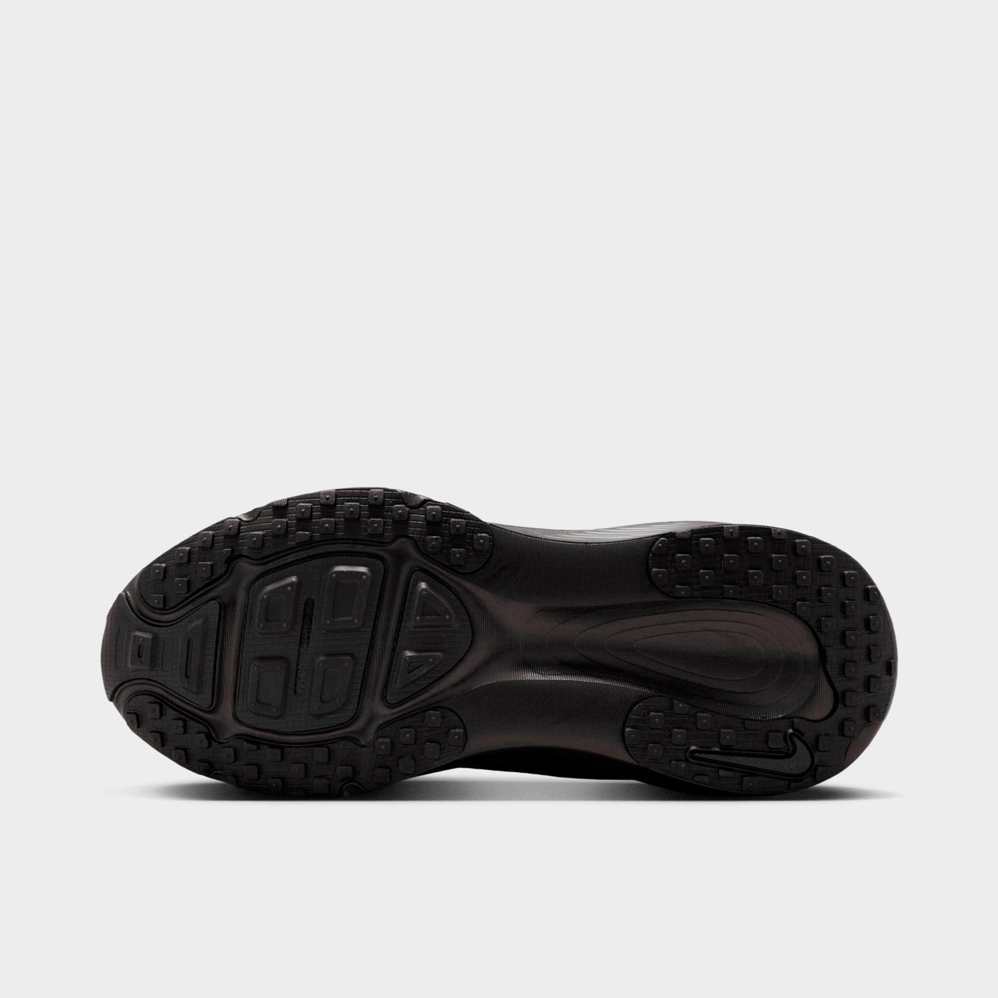 Big Kids' Nithtke Vomero 18 Running Shoes - Part 2 - Black/Dark Smoke Grey/Light Smoke Grey - Bottom view