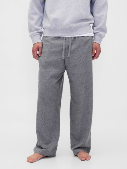 Adult Softest Flannel PJ Pants - Heather grey