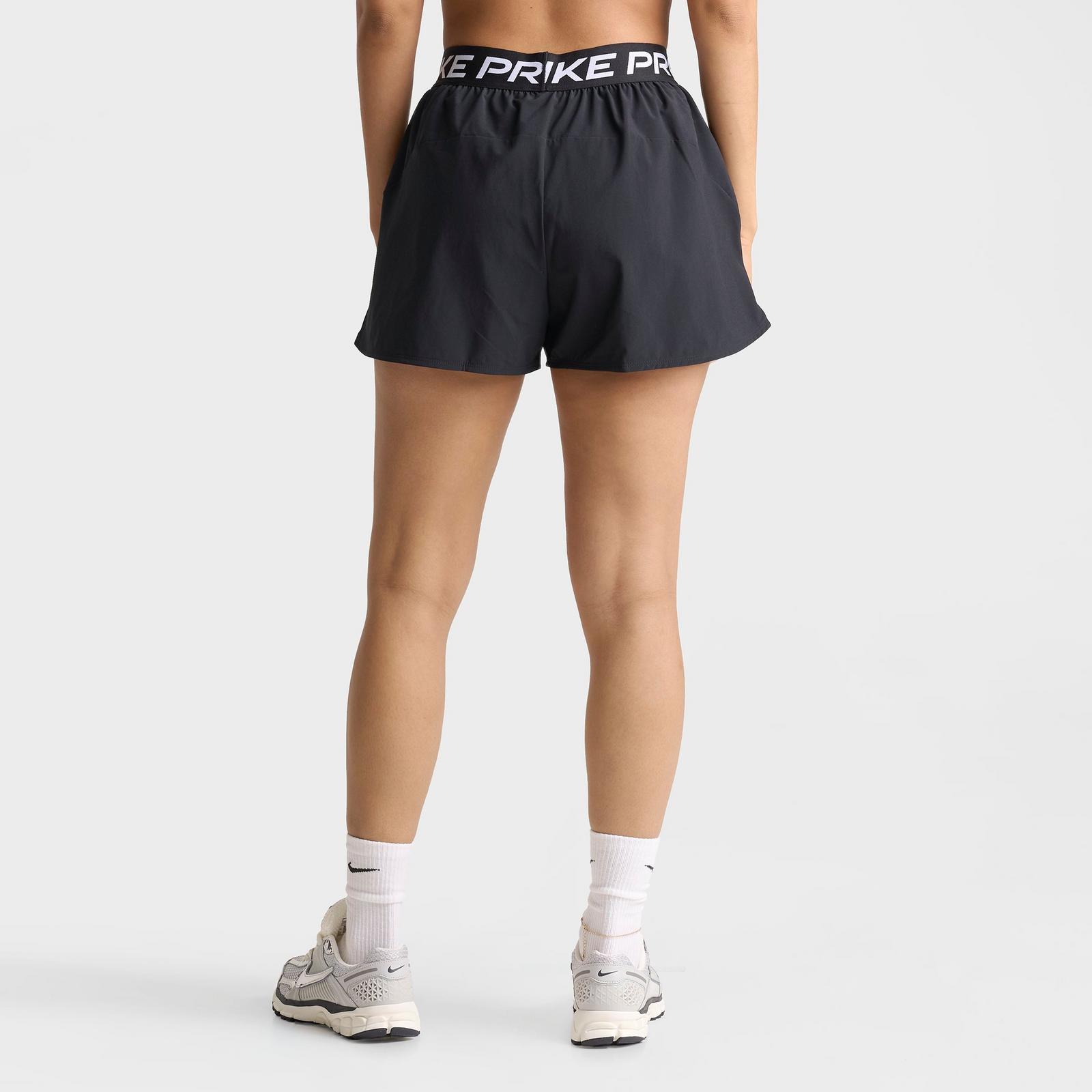 Women's Nike Pro 2-in-1 Shorts - Black/White