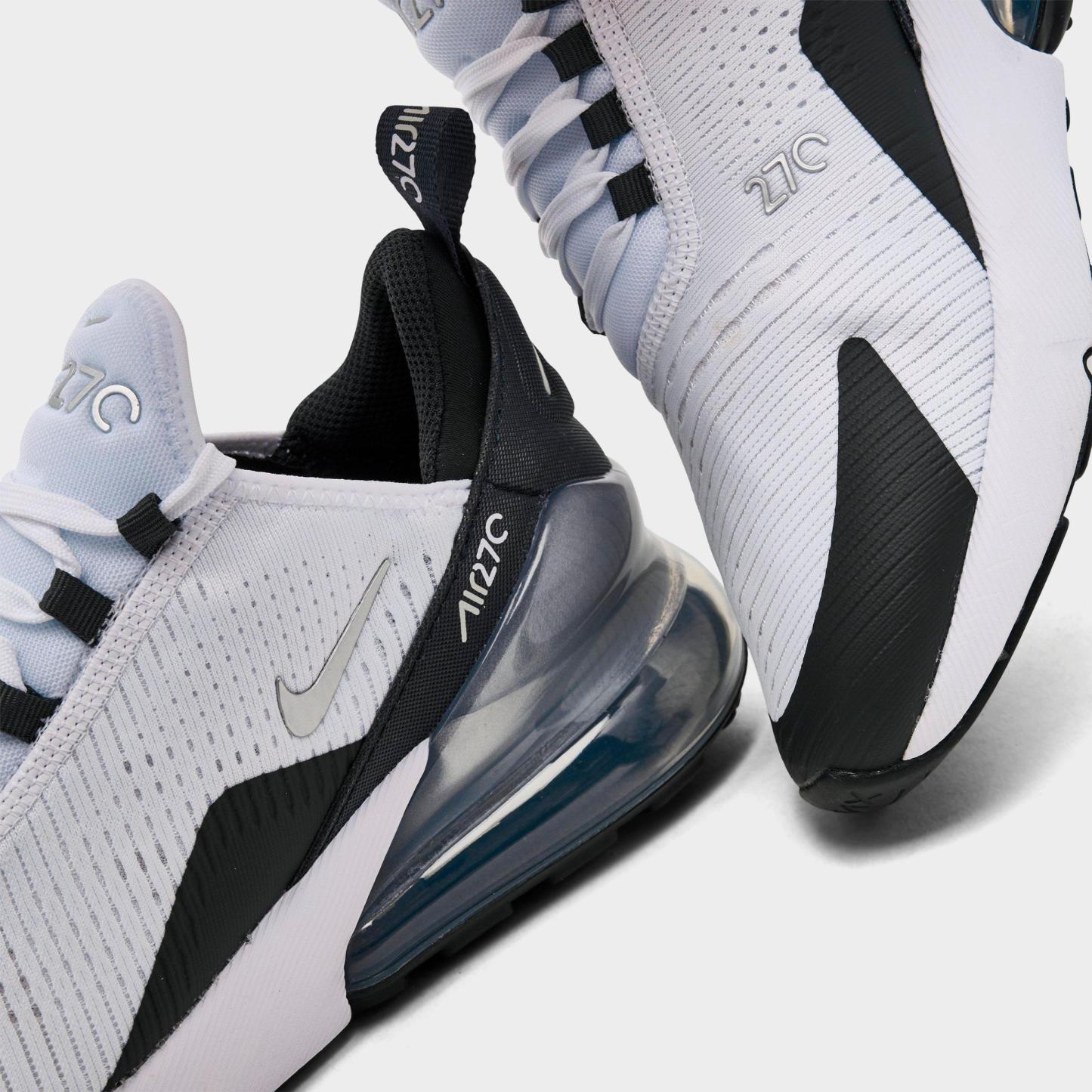 Women's Nithtke Air Max 270 Casual Shoes - Part 1 - White/Seaweed/Metallic Silver - Detail shot