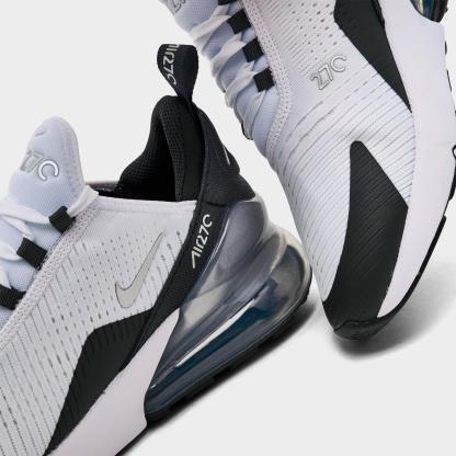 Women's Nithtke Air Max 270 Casual Shoes - Part 1 - White/Seaweed/Metallic Silver - Detail shot