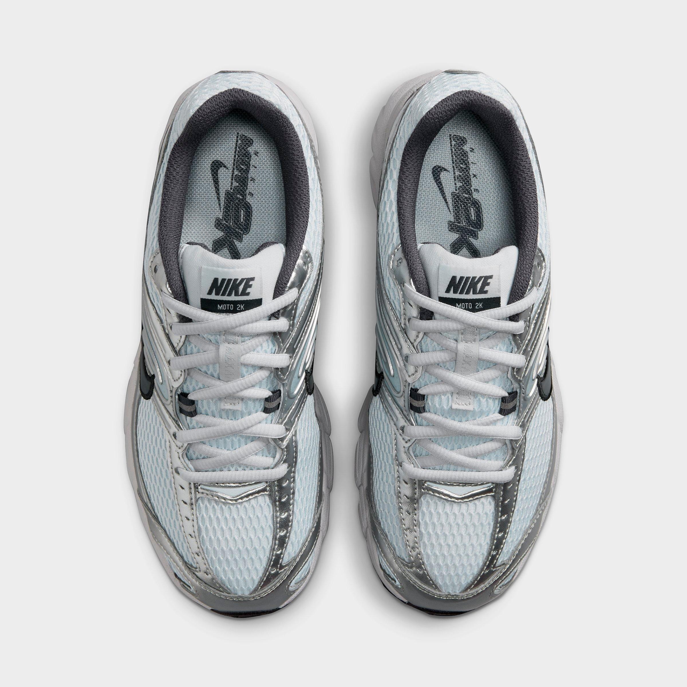 Women's Nithtke Air Max Moto 2K Casual Shoes - Part 1 - Pure Platinum/Metallic Silver/Black/Gridiron - Top view