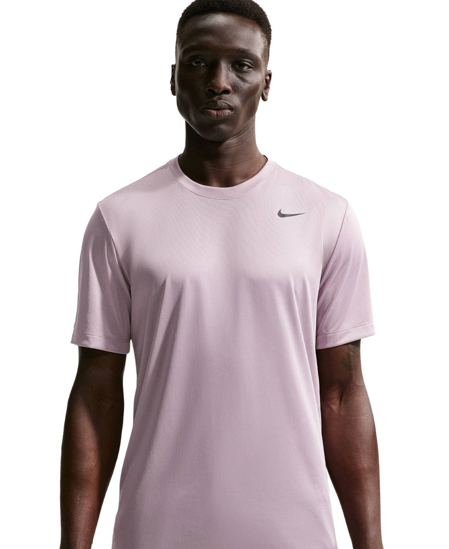 Nike Men's Dri-FIT Legend Fitness Logo T-Shirt - Light Violet