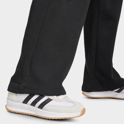 Women's adidas Sportswear Essentials Small Logo Feel Cozy Open-Hem Pants - Black/White