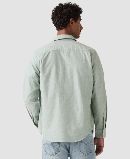 Levi's Men's Classic Pocket Regular-Fit Long-Sleeve Shirt - Dusty Mint