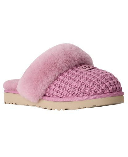 UGG® Women's Cozy Faux-Shearling Round Toe Slippers - Dusty Orchid