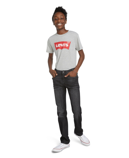 Levi's Boys' 8-20 514 Straight Fit Stretch Performance Jeans - Steady Rocky