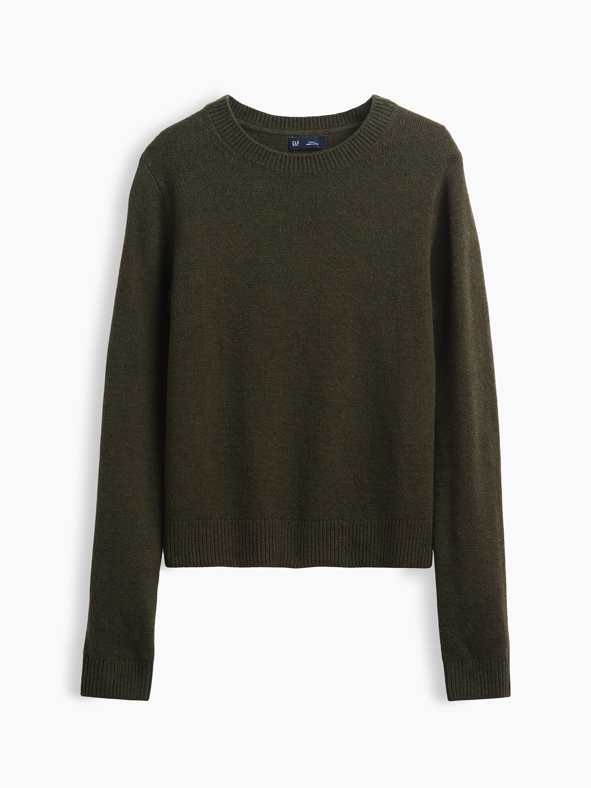 CashSoft Crew Sweater - Bamboo green