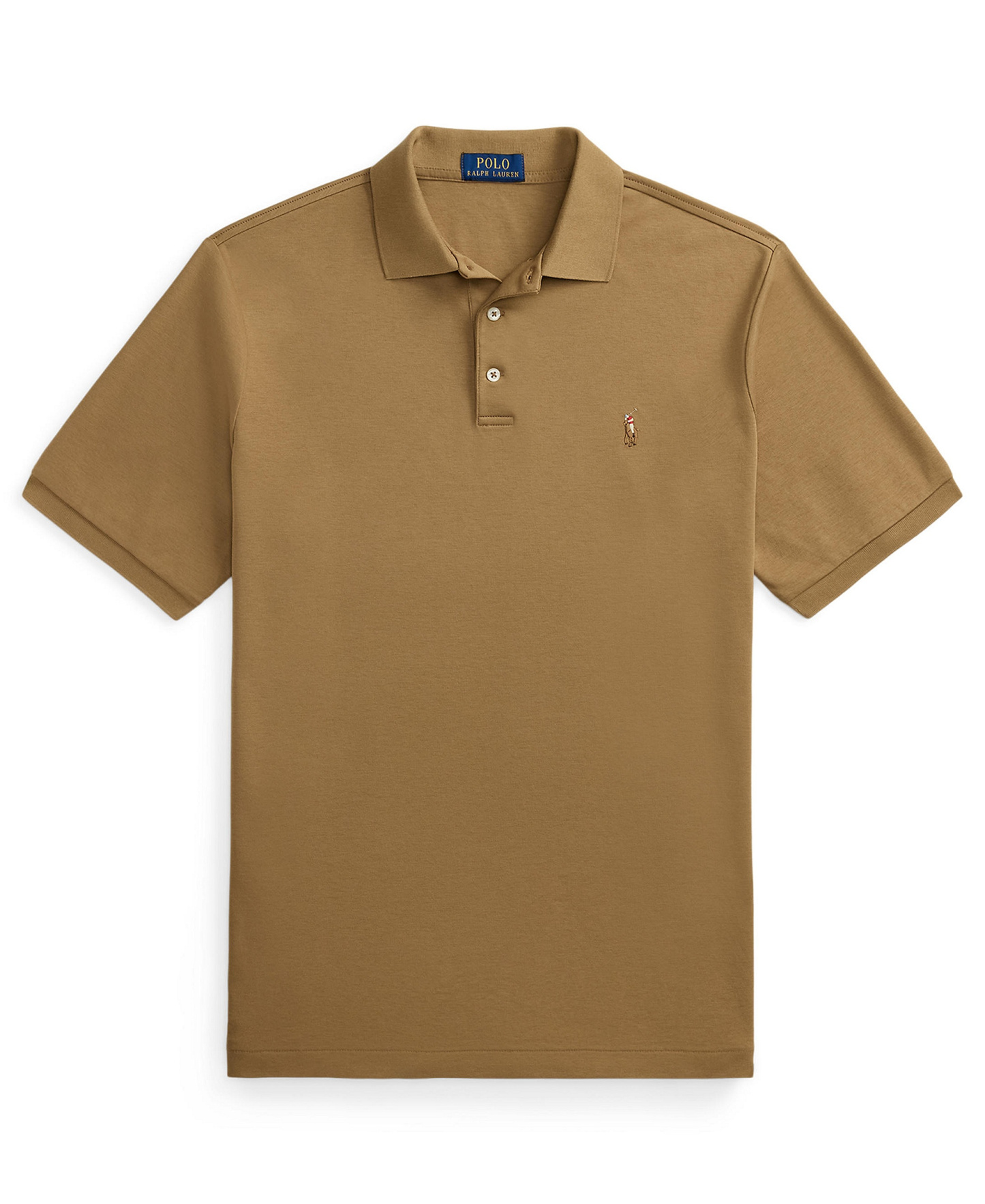 Polo Ralph Lauren Men's Classic-Fit Soft Cotton Polo Shirt - Cafe Brown