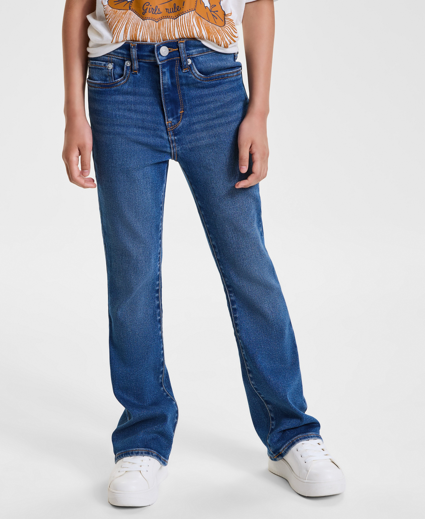 Levi's Girls' 7-16 726 High-Rise Flare Jeans - Double Talk