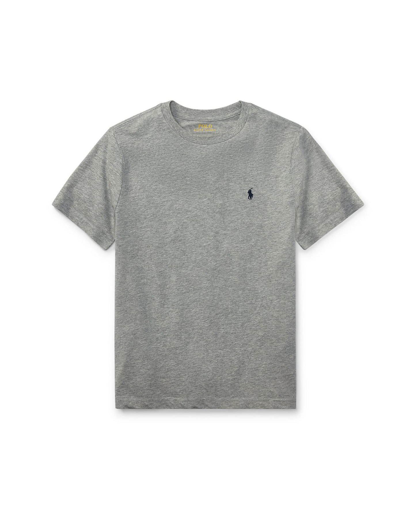 Polo Ralph Lauren Boys' 8-20 Cotton Jersey Crewneck T-Shirt - Andover Heather Gray