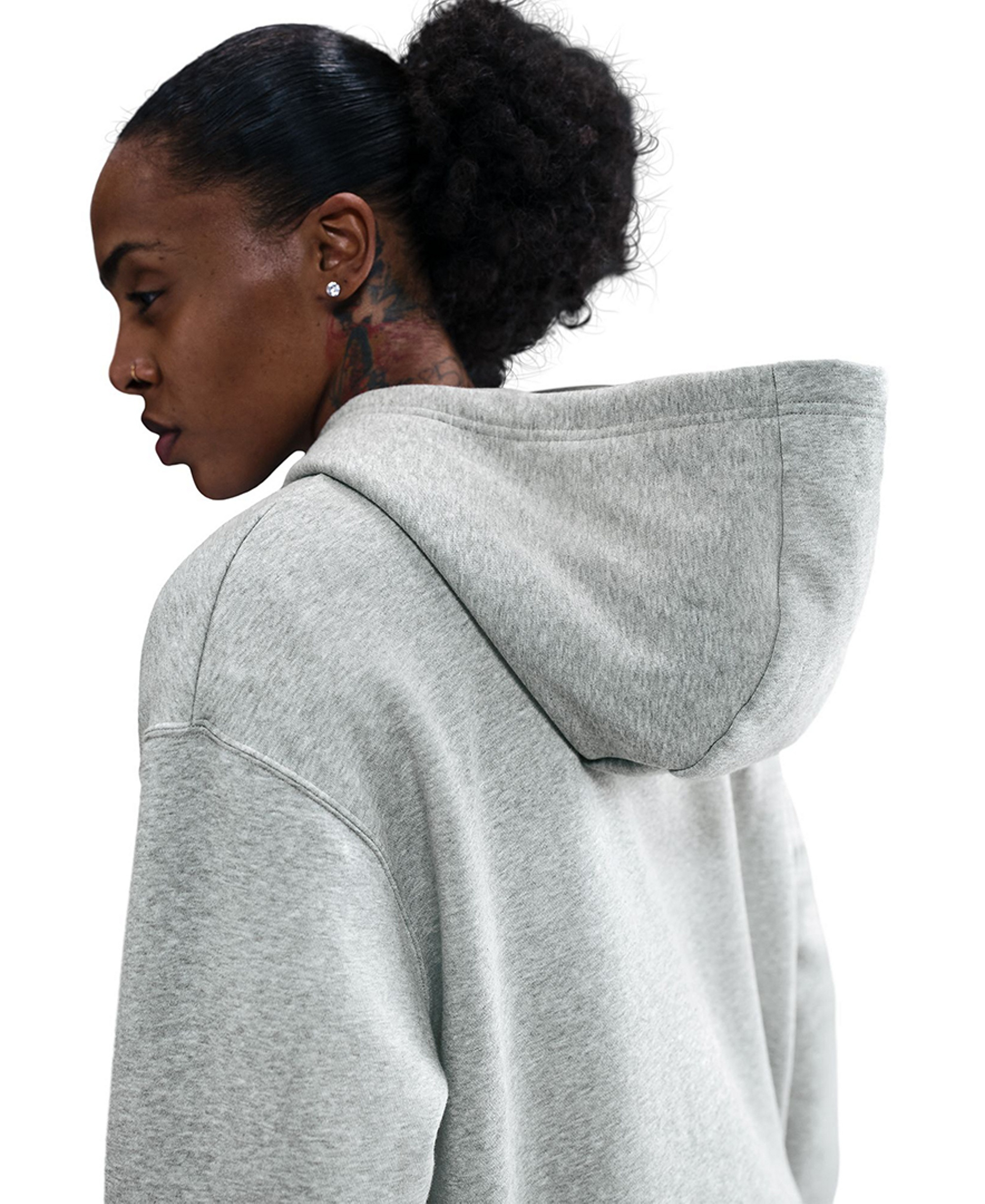 Nike Women's Caitlin Clark Basketball Phoenix Pull-On Hoodie - Dark Gray Heather