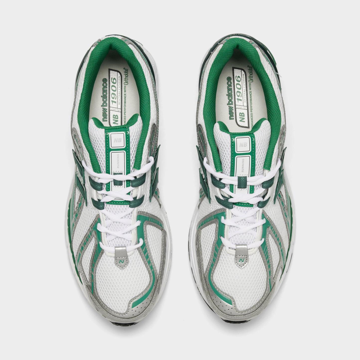 Men's New Balance 1906R Casual Shoes - White/Nordic Green - view 5