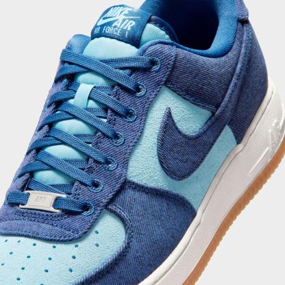 Men's Nithtke Air Force 1 '07 LV8 Casual Shoes - Part 1 - Navy/Worn Blue/Summit White/Navy - Detail shot