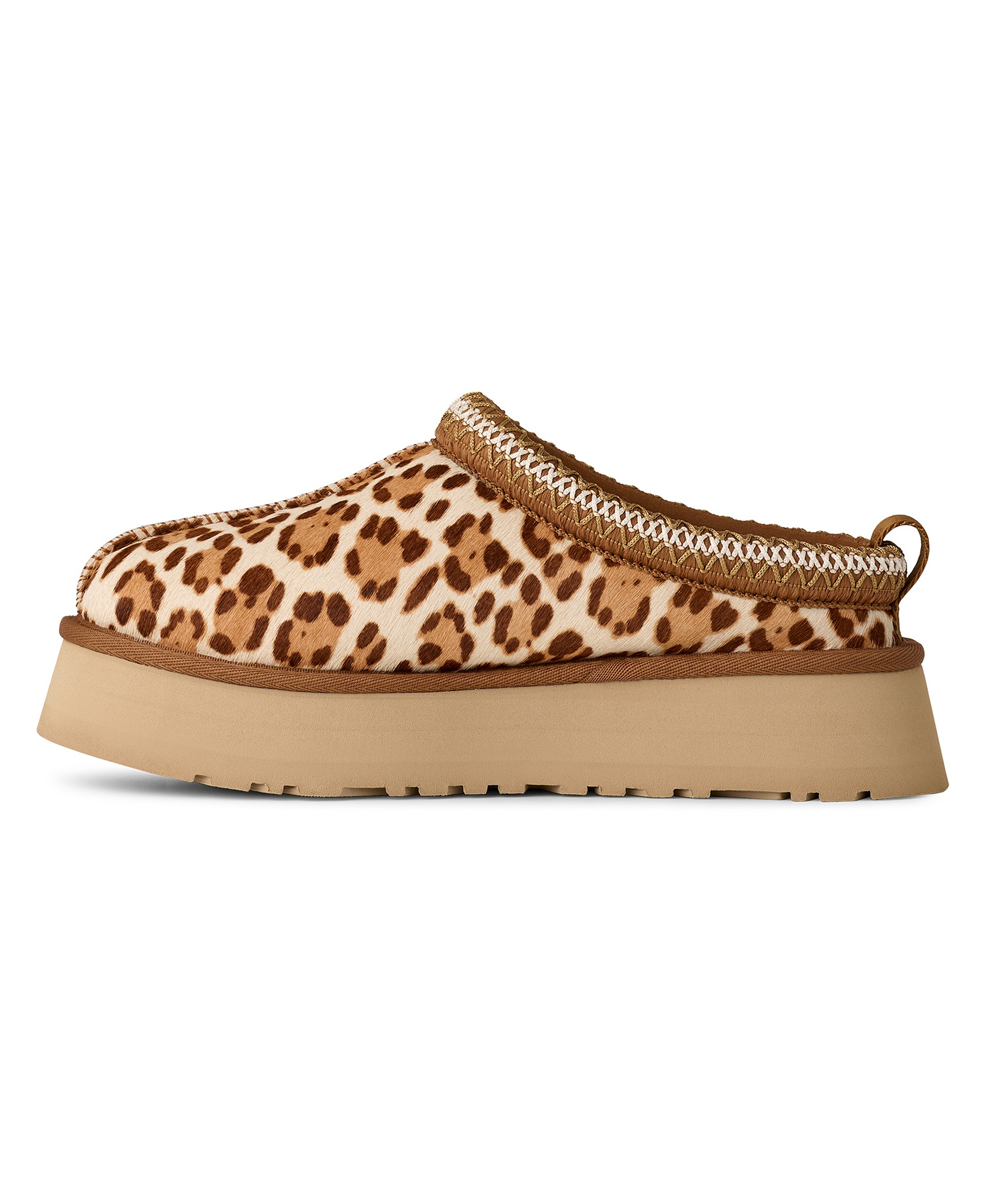 UGG® Women's Tazz Plains Slip-On Slippers - Felicity Leopard Jasmine