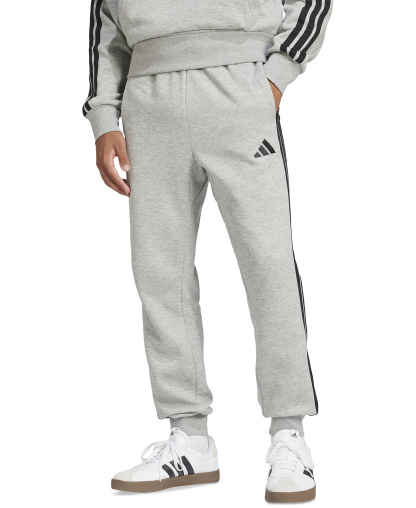 adidas Men's Essentials Three-Stripes Regular-Fit Fleece Joggers - Magh/Black