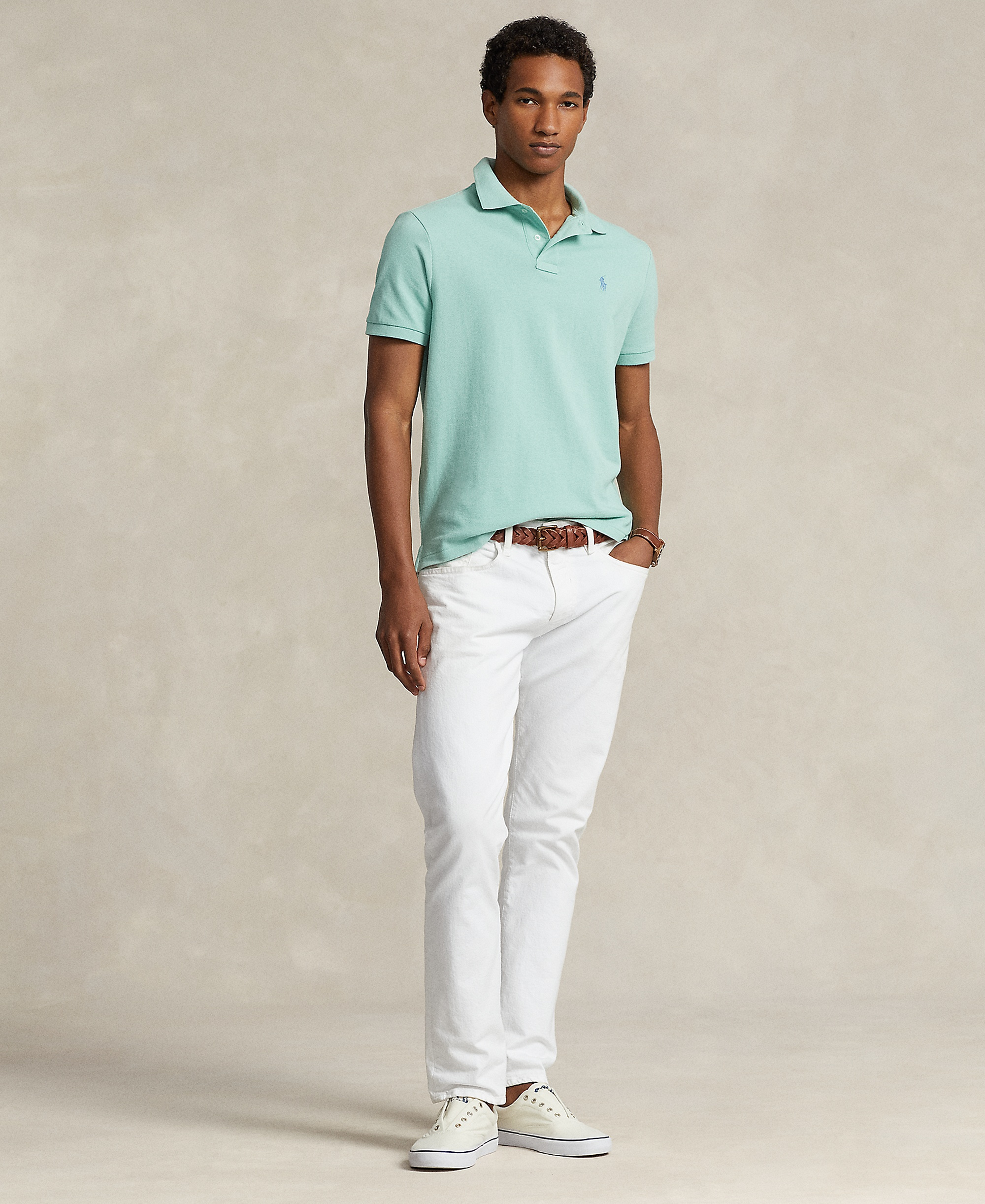 Polo Ralph Lauren Men's Classic-Fit Mesh Polo Shirt - Celadon