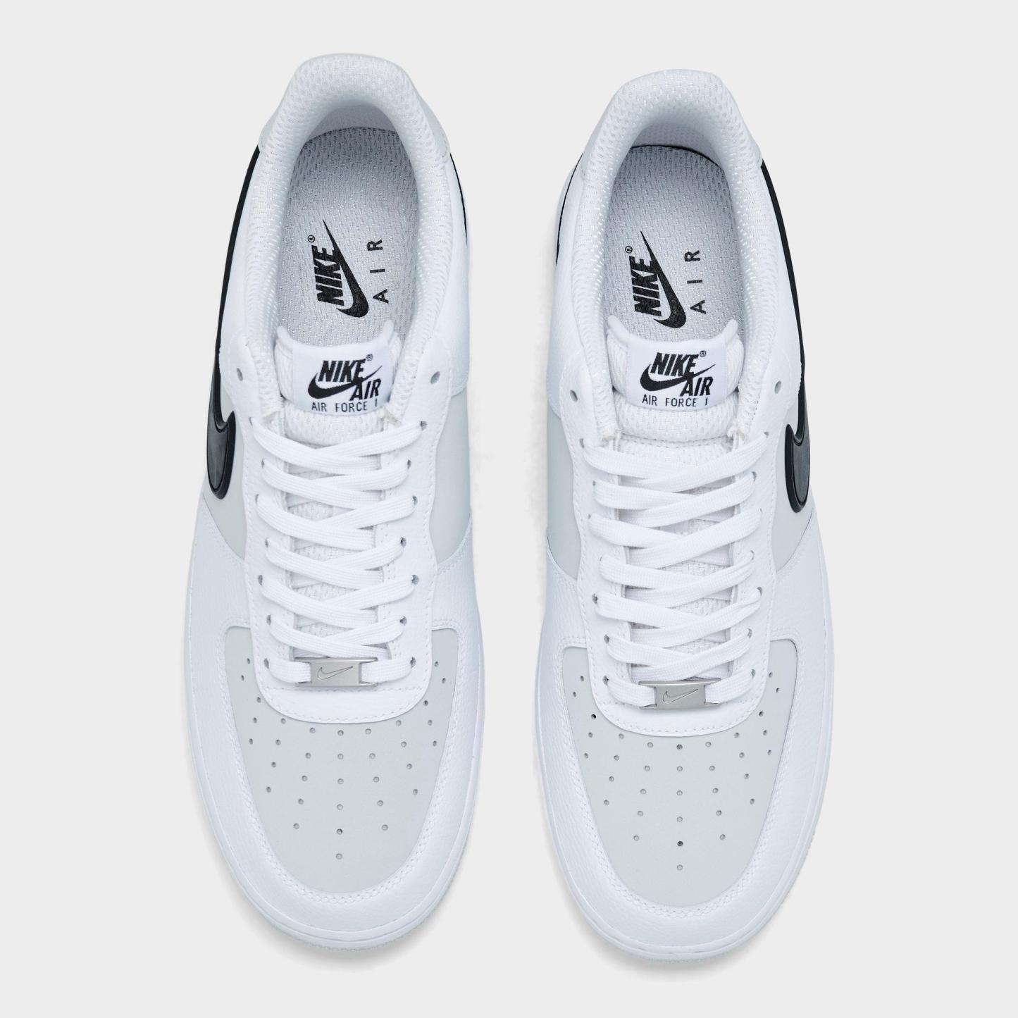 Men's Nithtke Air Force 1 '07 LV8 Casual Shoes - Part 2 - White/Black/Photon Dust - Top view