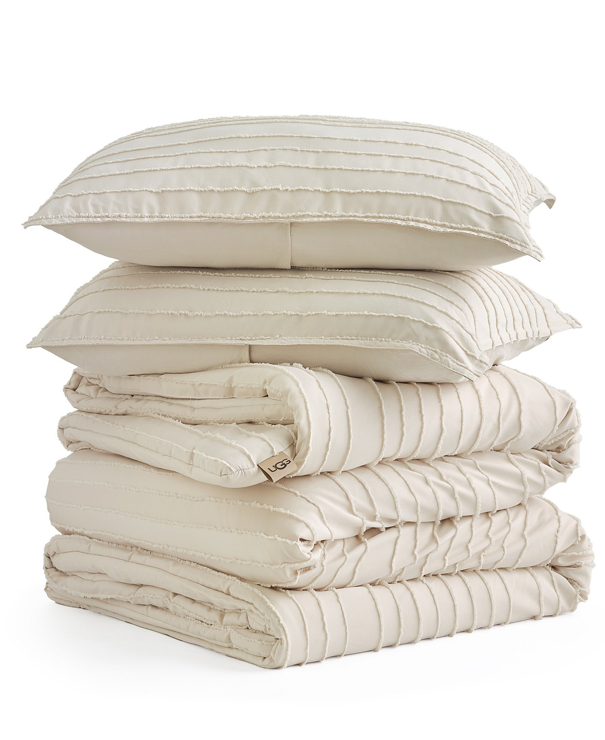 UGG® Devon Textured 2-Pc. Comforter Set, Twin/Twin XL - Birch