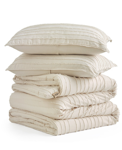 UGG® Devon Textured 2-Pc. Comforter Set, Twin/Twin XL - Birch