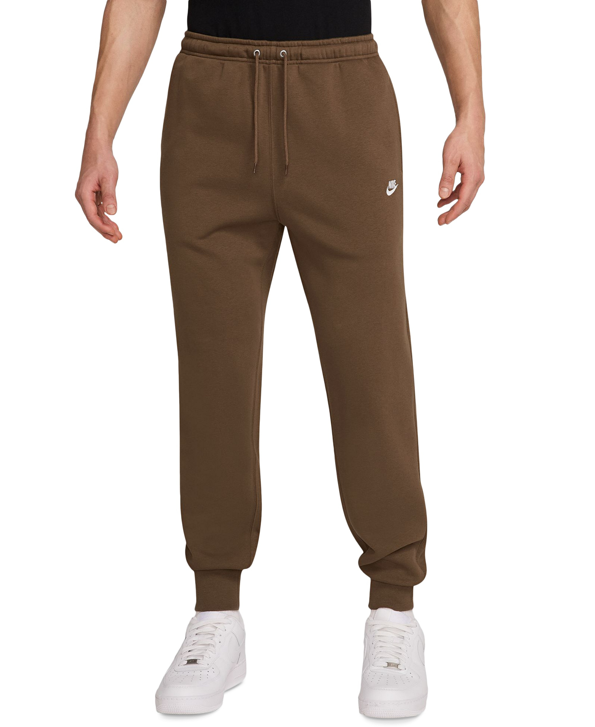 Nike Men's Sportswear Club Drawstring Jogger Pants - Mosswood Brown