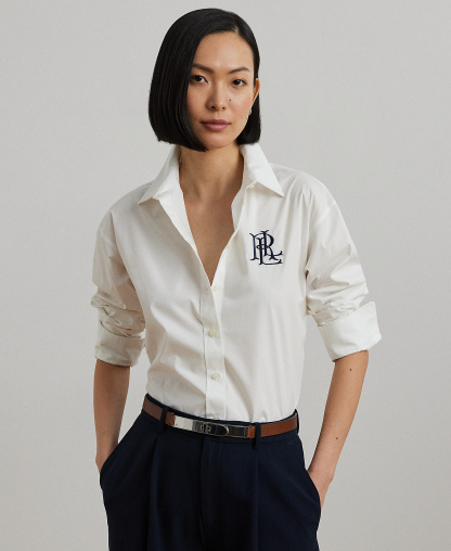 Lauren Ralph Lauren Women's Long-Sleeve Shirt - White